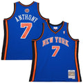 Carmelo Anthony New York Knicks Mitchell &amp; Ness 2010/11 Swingman Jersey - Blue