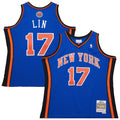 Jeremy Lin New York Knicks Mitchell &amp; Ness 2011/12 Swingman Jersey - Blue