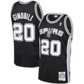 Manu Ginobili San Antonio Spurs Mitchell &amp; Ness Hardwood Classics Swingman Jersey - Black