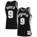 Tony Parker San Antonio Spurs Mitchell &amp; Ness Hardwood Classics Swingman Jersey - Black