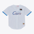 Cleveland Cavaliers Mitchell &amp; Ness Head Coach Pinstripe Mesh Full-Button Baseball Jersey - White