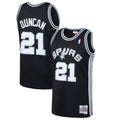 Tim Duncan San Antonio Spurs Mitchell &amp; Ness 1998/99 Hardwood Classics Swingman Jersey - Black