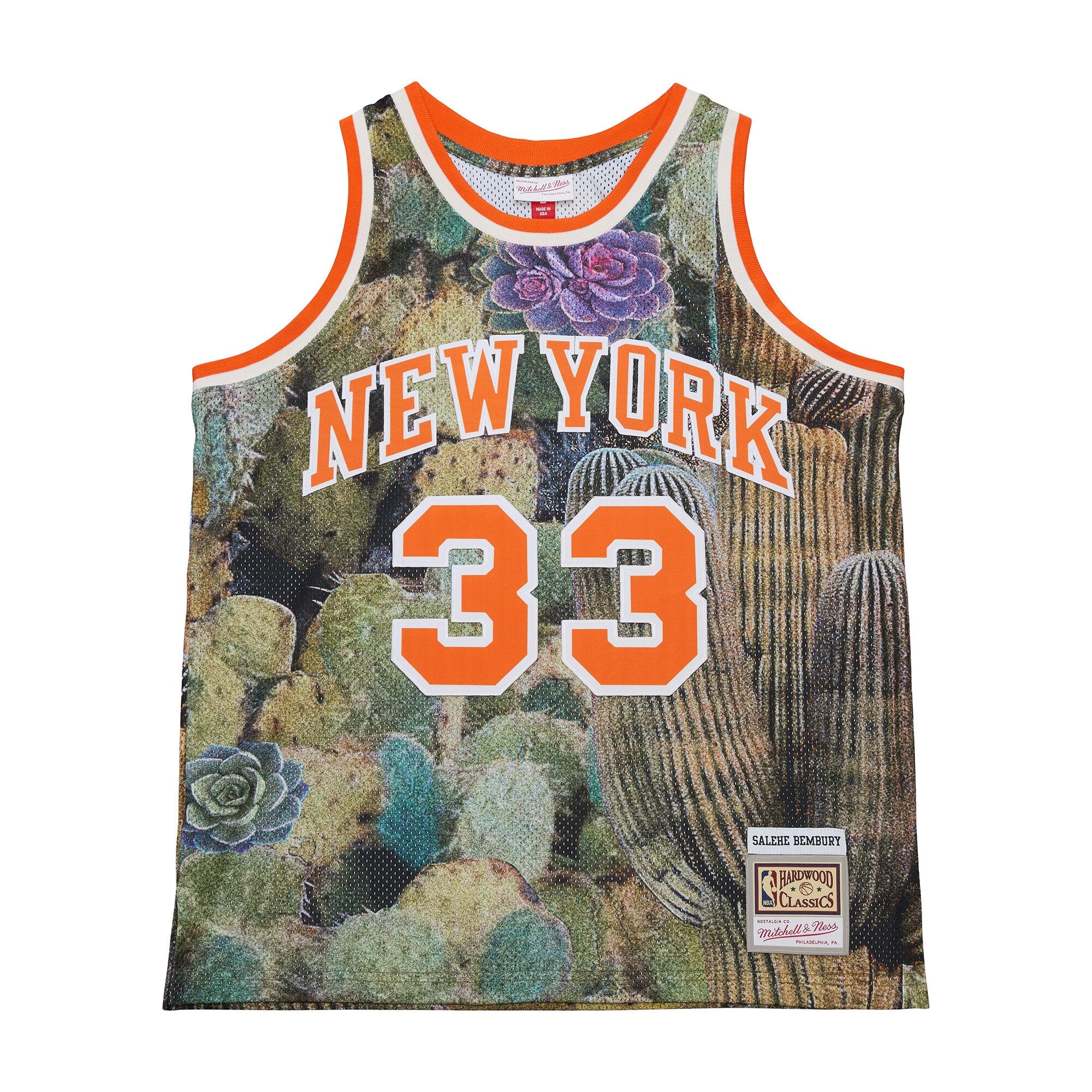 Patrick Ewing New York Knicks Mitchell &amp; Ness x Salehe Swingman Jersey