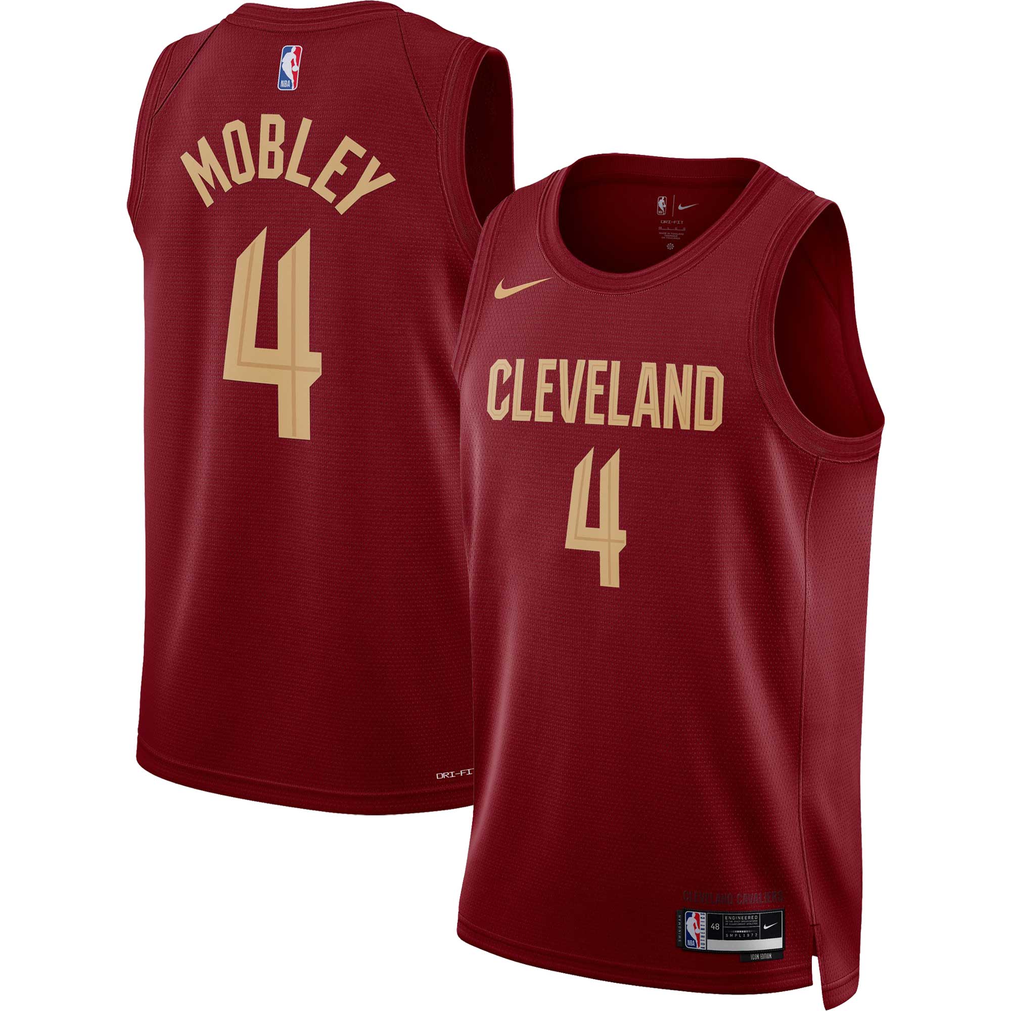 Evan Mobley Cleveland Cavaliers Nike Unisex Swingman Jersey - Icon Edition - Wine
