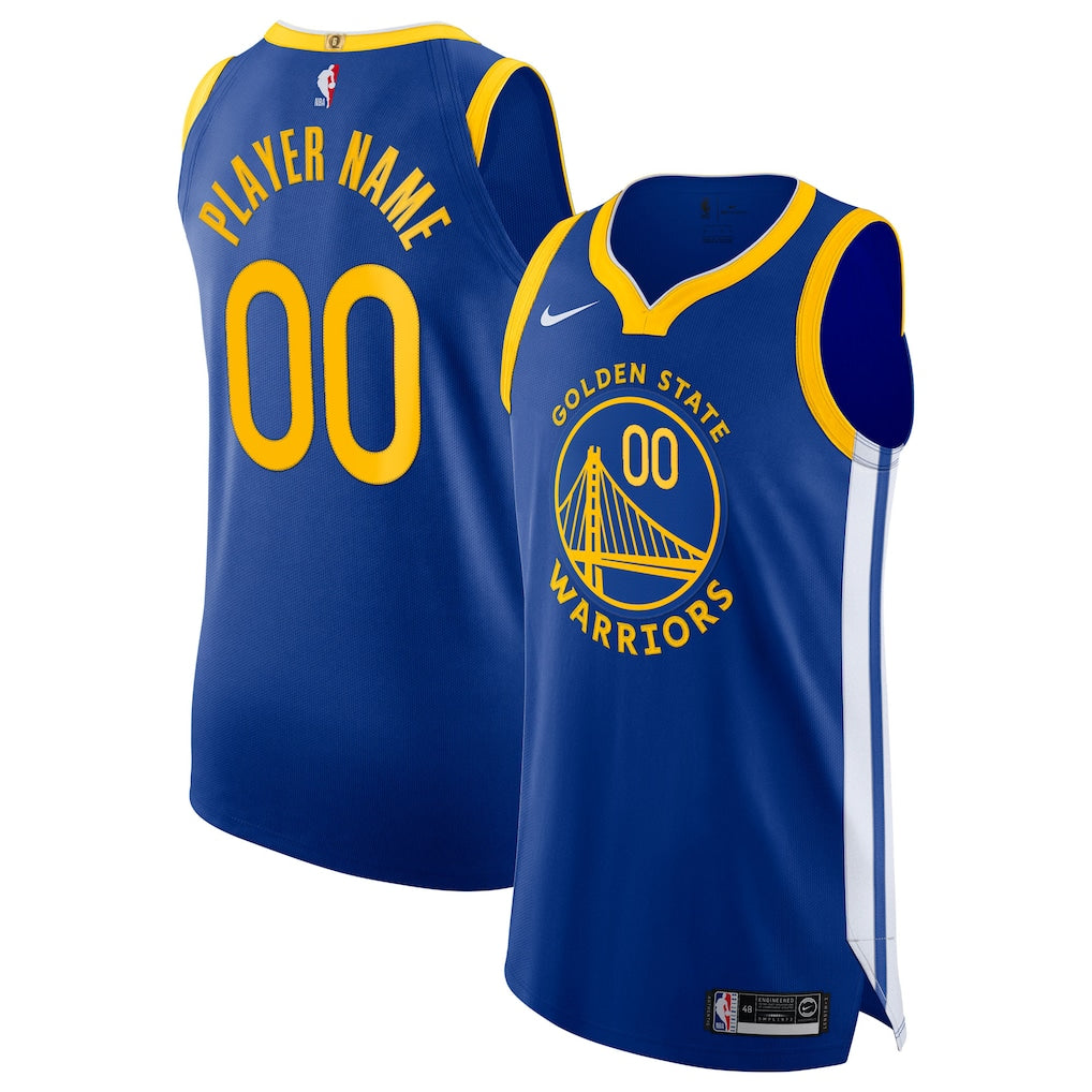 Golden State Warriors Nike 2020/21 Custom Jersey Blue - Icon Edition