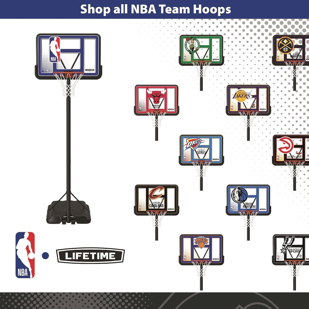 Lifetime NBA League Edition Portable Basketball Hoop