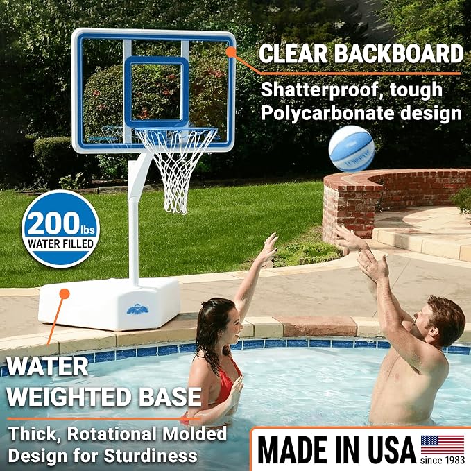 Dunn-Rite Splash & Shoot Pool Basketball Hoop