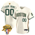 Boston Celtics 2024 Finals Patch Swingman Custom Jersey V2 - All Stitched - Youth, 23/24 City
