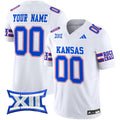 Kansas Jayhawks 2024 Vapor Limited Custom Jersey - All Stitched - Men, White