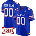 Kansas Jayhawks 2024 Vapor Limited Custom Jersey - All Stitched - Men, Royal