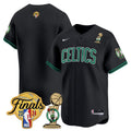 Men's Boston Celtics 2024 Final & Champions Patch Baseball Jersey V2 - All Stitched - Statement, Team