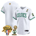 Men's Boston Celtics 2024 Final & Champions Patch Baseball Jersey V2 - All Stitched - Association, Team