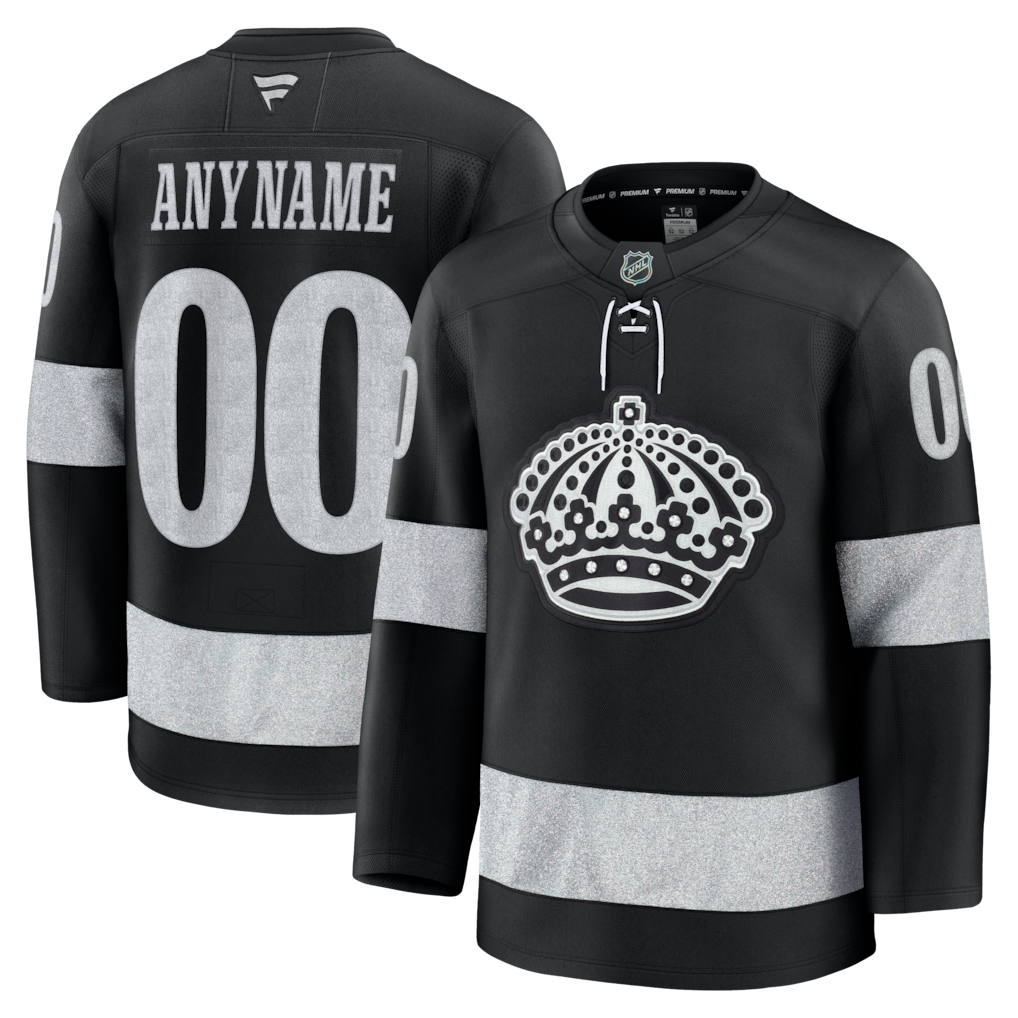 Los Angeles Kings Fanatics Alternate Premium Custom Jersey - Black