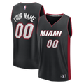 Miami Heat Fanatics Fastbreak Custom Jersey - Icon Edition - Black
