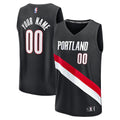 Portland Trail Blazers Fanatics Fast Break Custom Jersey - Icon Edition - Black