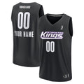 Stockton Kings Fanatics NBA G League Fast Break Home Custom Jersey - Black