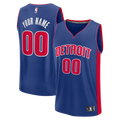 Detroit Pistons Fanatics Fastbreak Custom Jersey - Icon Edition - Blue