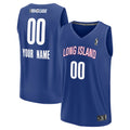 Long Island Nets Fanatics NBA G League Fast Break Home Custom Jersey - Blue