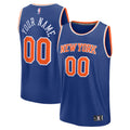 New York Knicks Fanatics Fast Break Custom Jersey - Icon Edition - Blue