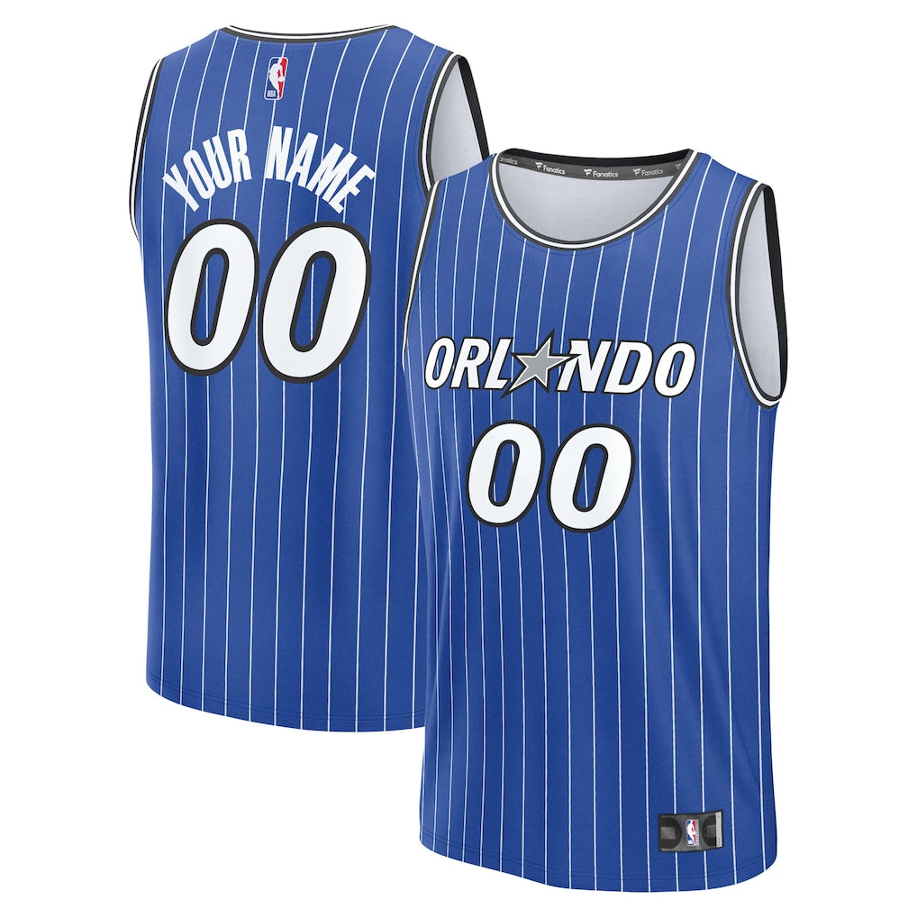 Orlando Magic Fanatics Fast Break Custom Jersey - Icon Edition - Blue