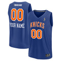 Westchester Knicks Fanatics Home Fast Break Custom Jersey - Blue