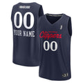 San Diego Clippers Fanatics Fast Break Custom Jersey - Navy
