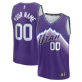Utah Jazz Fanatics Fast Break Custom Jersey - Purple - Icon Edition