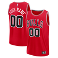 Chicago Bulls Fanatics Fastbreak Custom Jersey - Icon Edition - Red