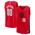 Portland Trail Blazers Fanatics Fast Break Custom Jersey - Red - Statement Edition