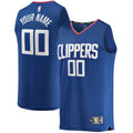 LA Clippers Fanatics Fast Break Custom Jersey Royal - Icon Edition