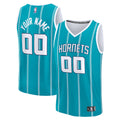 Charlotte Hornets Fanatics Fast Break Custom Jersey - Icon Edition - Teal