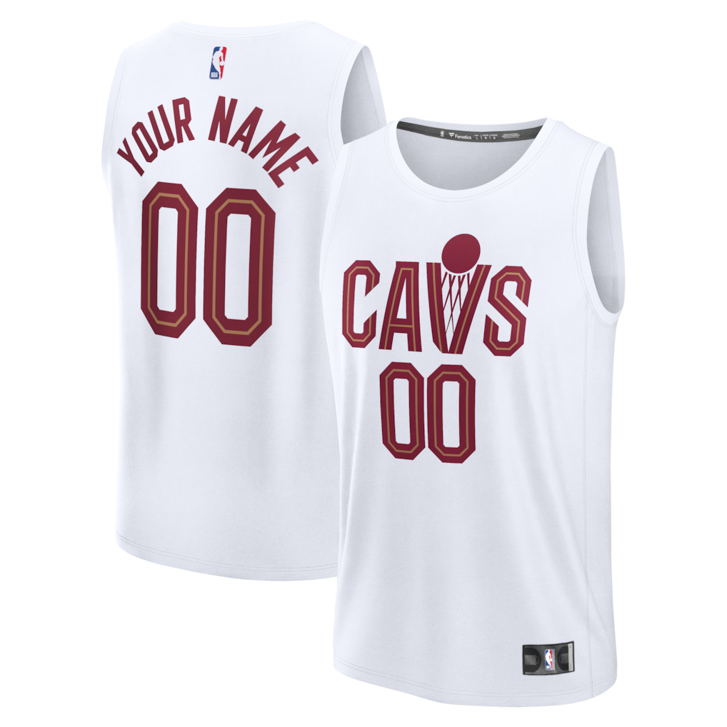Cleveland Cavaliers Fanatics Fastbreak Custom Jersey - Association Edition - White