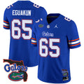 Men's Florida Gators 2023 Vapor Limited Jersey - Florida Map - All Stitched - Royal, Kingsley Eguakun