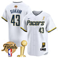 Men's Indiana Pacers 2025 Champions Vapor Baseball Jersey - All Stitched - Association, Pascal Siakam