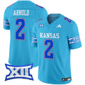 Men's Kansas Jayhawks 2024 Vapor Limited Jersey - All Stitched - Old KU, Lawrence Arnold