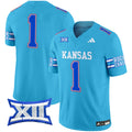Men's Kansas Jayhawks 2024 Vapor Limited Jersey - All Stitched - Old KU, #1 Team