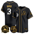 Men's Lakers Kobe Bryant Patch Vapor Premier Limited Jersey - All Stitched - Black Gold, Anthony Davis