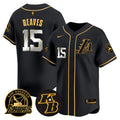 Men's Lakers Kobe Bryant Patch Vapor Premier Limited Jersey - All Stitched - Black Gold, Austin Reaves