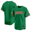 Men's Lakers Mexico Vapor Baseball Jersey - All Stitched - Green, Team