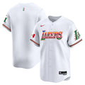 Men's Lakers Mexico Vapor Baseball Jersey - All Stitched - White, Team
