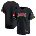 Men's Lakers Mexico Vapor Baseball Jersey - All Stitched - Black, Team