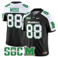 Men's Marshall Thundering Herd 2024 Vapor Limited Jersey - All stitched - Black Alternate, Randy Moss