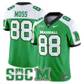 Men's Marshall Thundering Herd 2024 Vapor Limited Jersey - All stitched - Green Alternate, Randy Moss