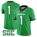 Men's Marshall Thundering Herd 2024 Vapor Limited Jersey - All stitched - Kelly Green, #1 Team