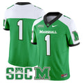 Men's Marshall Thundering Herd 2024 Vapor Limited Jersey - All stitched - Green Alternate, #1 Team
