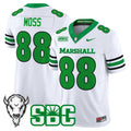Men's Marshall Thundering Herd 2025 Vapor Limited Jersey - All stitched - White, Randy Moss