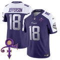 Men's Minnesota Vikings 2024 Prince Vapor Limited Jersey - All Stitched - Purple Alternate, Justin Jefferson