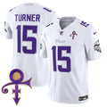 Men's Minnesota Vikings 2024 Prince Vapor Limited Jersey - All Stitched - White Limited, Dallas Turner