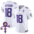 Men's Minnesota Vikings 2024 Prince Vapor Limited Jersey - All Stitched - White Limited, Justin Jefferson