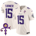 Men's Minnesota Vikings 2024 Prince Vapor Limited Jersey - All Stitched - Cream, Dallas Turner